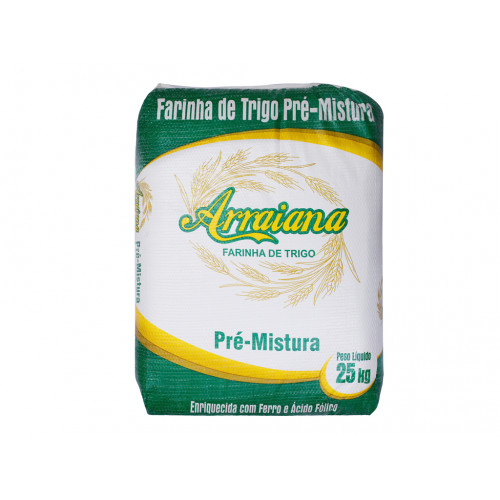 FARINHA DE TRIGO ARRAIANA PRÉ MISTURA 25KG - SACO