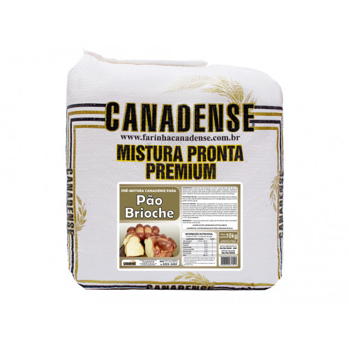 MISTURA CANADENSE PÃO BRIOCHE 10KG - SACO
