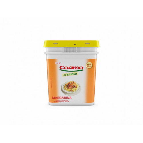 MARGARINA COAMO 50% DE GORDURA COM SAL BALDE 14.5 KG