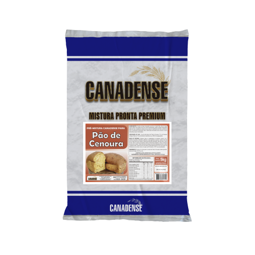 MISTURA CANADENSE PÃO DE CENOURA 05 kg