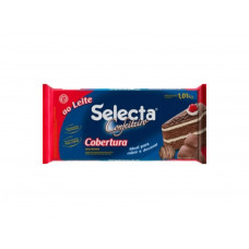 CONFEITEIRO COBERTURA SELECTA SABOR CHOCOLATE AO LEITE 1.010 GRAMAS