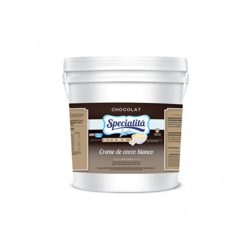 PASTA PARA RECHEIOS E COBERTURA SPECIALITA ZERO CREMA SABOR CREME DE COCCO BIANCO 3KG
