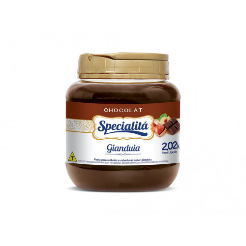 PASTA PARA RECHEIOS E COBERTURAS SPECIALITA SABOR GIANDUIA 2,02KG