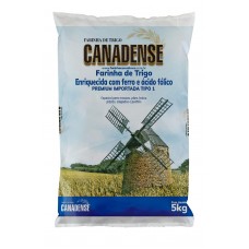 Farinha De Trigo Canadense Importada Tipo 1 0000 - 5 Quilos (embalagem Plástica)