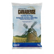 Farinha De Trigo Canadense Importada Tipo 1 0000 - 1 Quilo (embalagem Plástica) Farinha De Trigo Canadense Importada Tipo 1 0000 - 1 Quilo (embalagem Plástica)